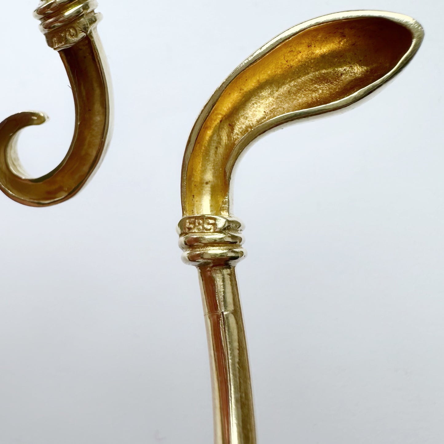 Vintage 14ct gold snake cuff bracelet