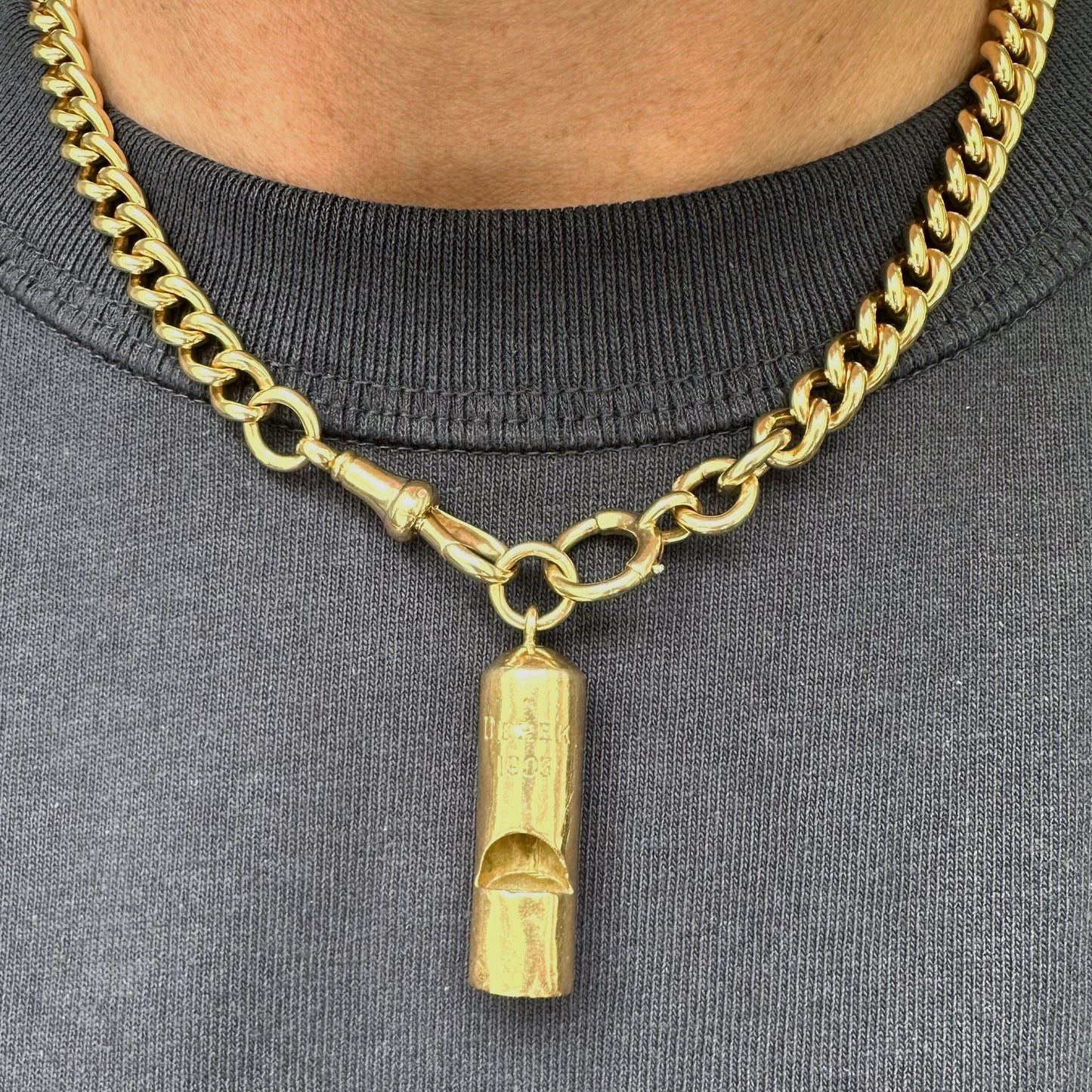 Antique 18ct gold whistle