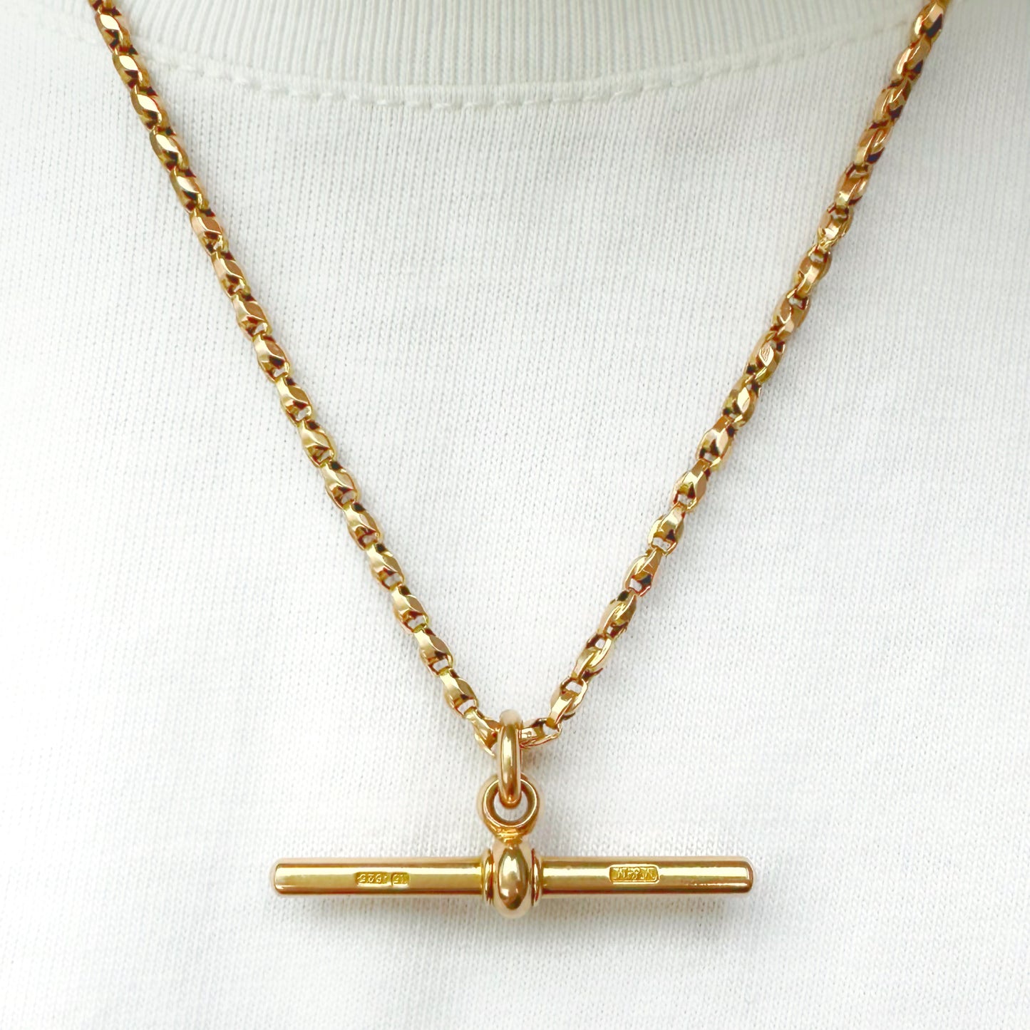 Victorian 15ct gold T-bar