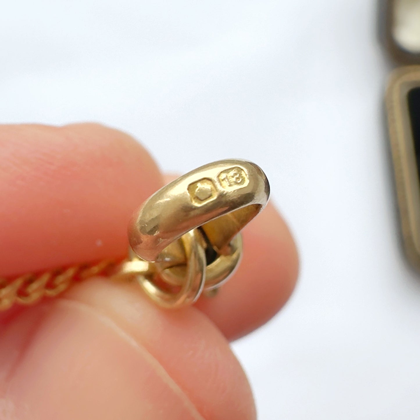 Vintage/antique 18ct gold mixed link chain
