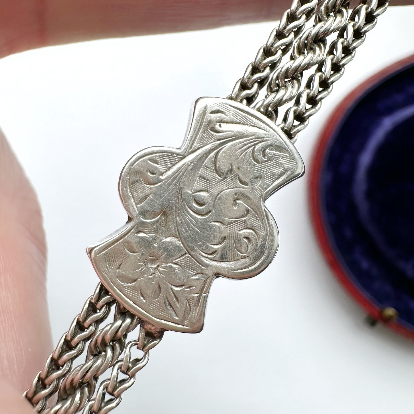 Antique silver Albertina bracelet