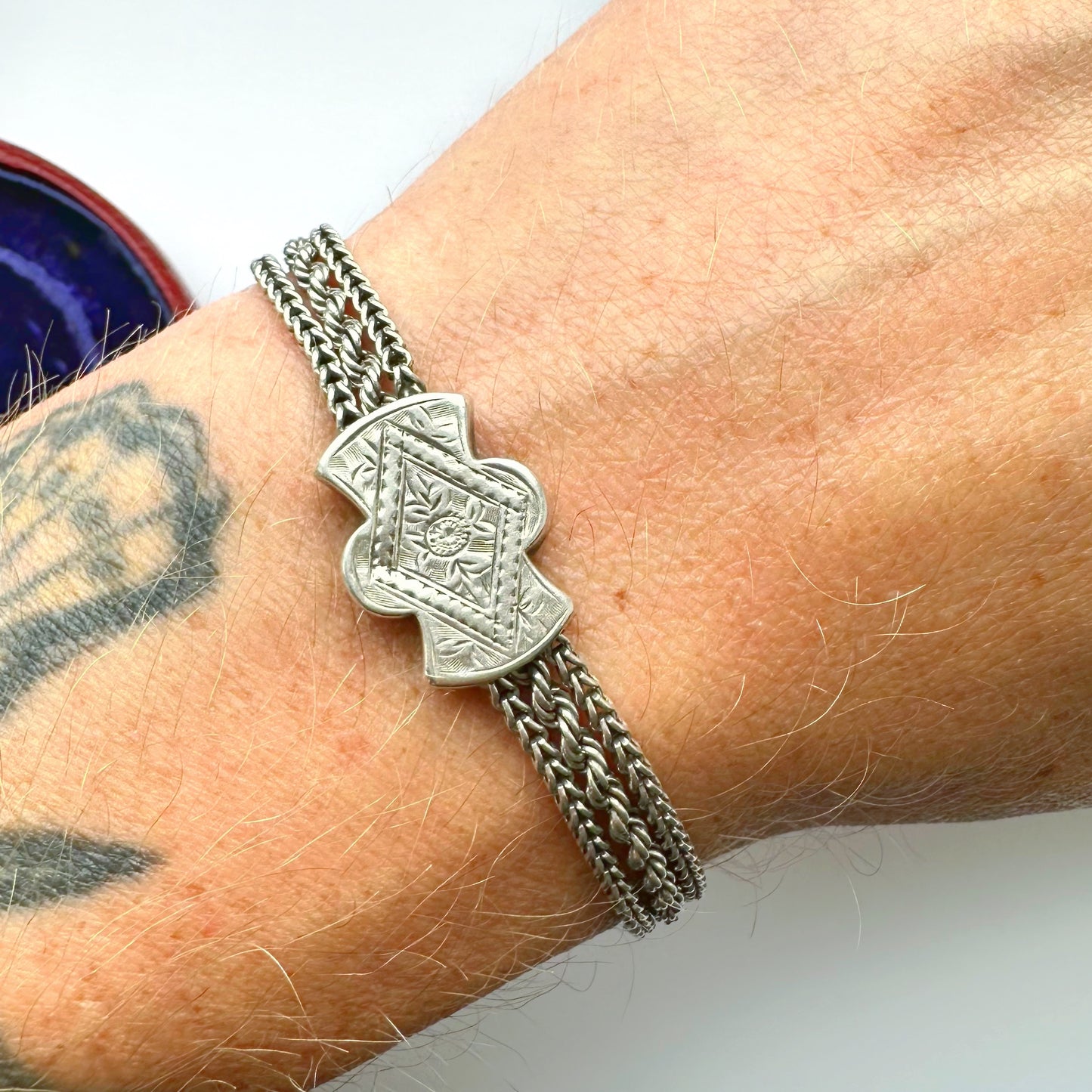 Antique silver Albertina bracelet