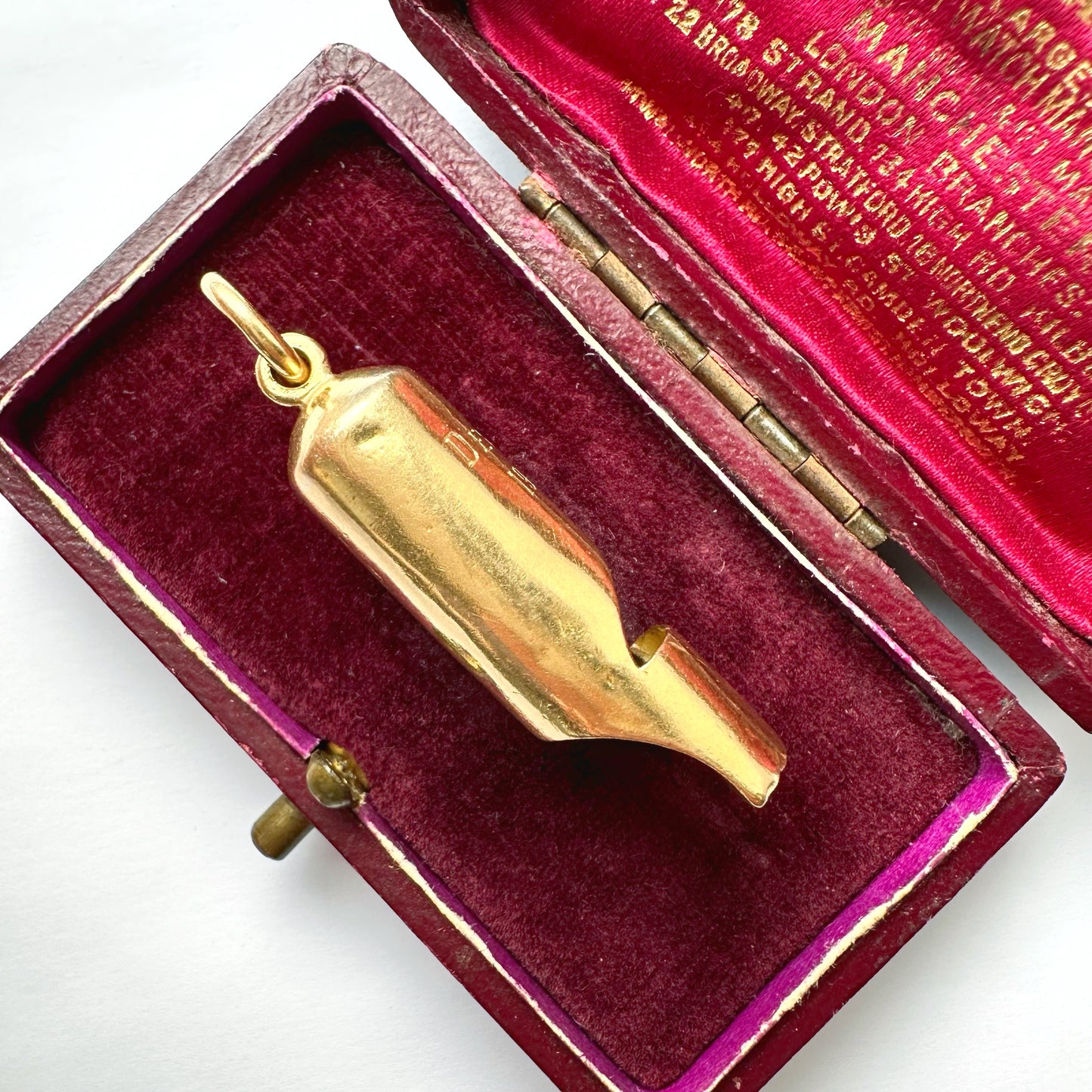 Antique 18ct gold whistle