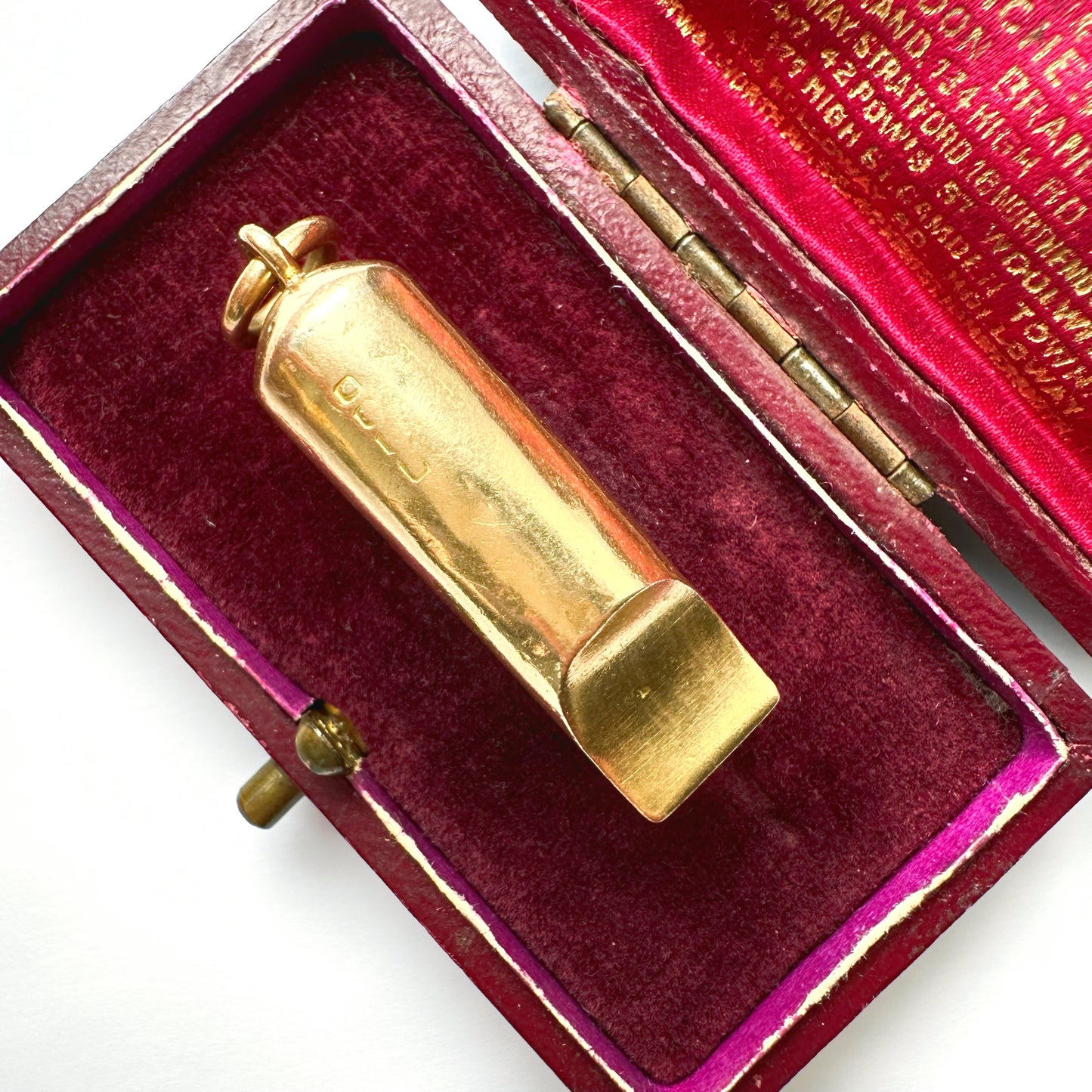 Antique 18ct gold whistle