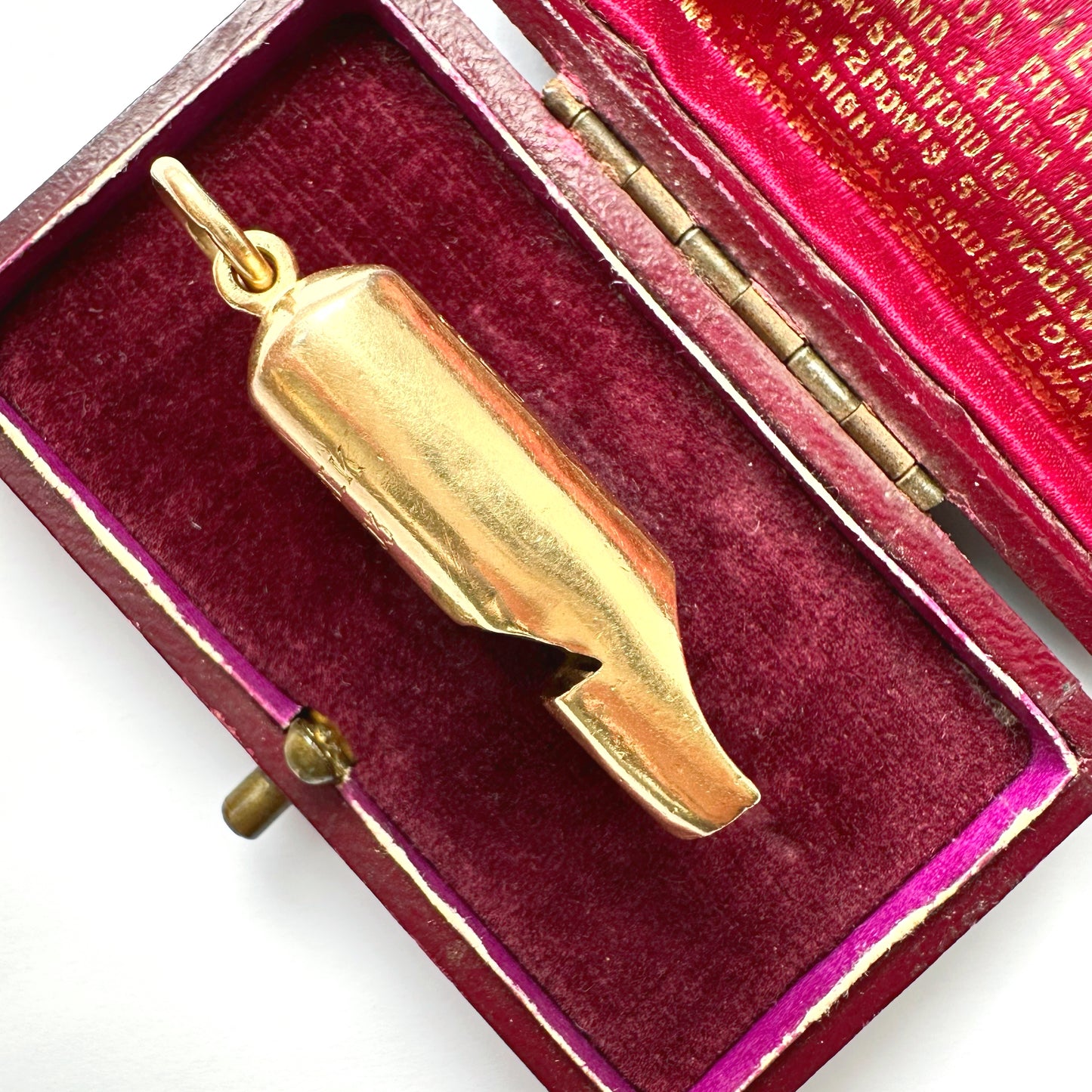 Antique 18ct gold whistle