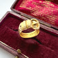 Antique 18ct gold buckle ring