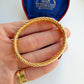 Antique 15ct gold twisted bracelet