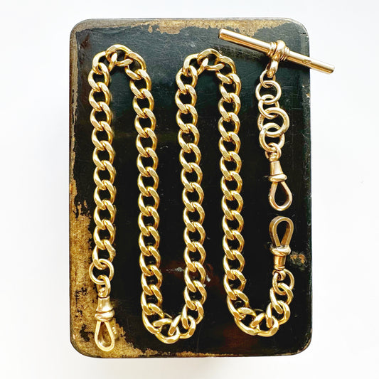 9ct gold Albert chain