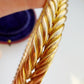 Antique 15ct gold twisted bracelet