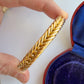 Antique 15ct gold twisted bracelet