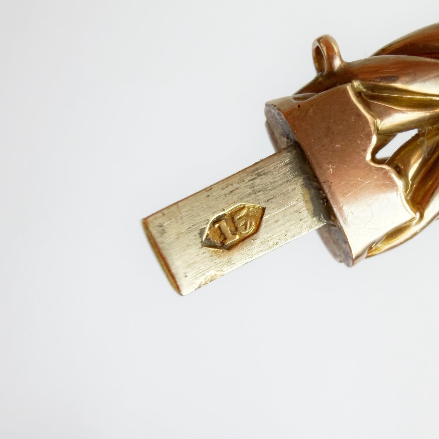 Antique 15ct gold twisted bracelet