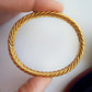 Antique 15ct gold twisted bracelet