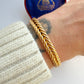 Antique 15ct gold twisted bracelet