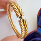 Antique 15ct gold twisted bracelet