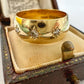 Vintage 18ct gold & starburst diamond band