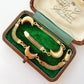Vintage 18ct gold moon station bracelet