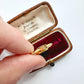 Antique 18ct gold star compass charm