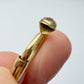 18ct gold & diamond ouroboros snake bolt ring
