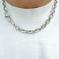 Sterling silver cable link chain