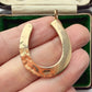 Victorian 15ct gold & diamond horseshoe pendant