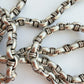 Antique silver fancy link belcher chain