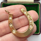 Victorian 15ct gold & diamond horseshoe pendant