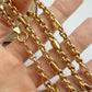 Vintage 9ct Uno AErre mixed link chain