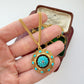 Victorian 15ct gold locket pendant