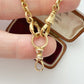Antique 12ct gold double dog clip/spring ring clasp