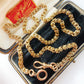 Antique 14ct gold fancy link Albert/watch chain