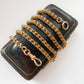 Antique 14ct gold fancy link Albert/watch chain