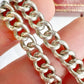 Antique Sterling silver curb bracelet