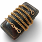 Antique 14ct gold fancy link Albert/watch chain