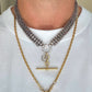 Victorian sterling silver star collar
