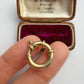 Extra large 9ct gold bolt clasp