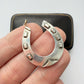 Victorian sterling silver & 9ct gold horseshoe pendant