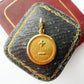 Vintage Italian 18ct gold Augis love token