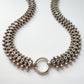 Victorian sterling silver star collar