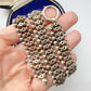 Victorian sterling silver star collar