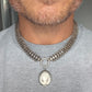 Victorian sterling silver star collar