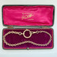 Antique 9ct gold rosy cable link chain/extender