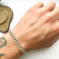 Antique Sterling silver curb bracelet