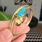 Victorian 14ct gold snake bangle