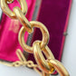 Victorian 9ct gold paperclip link Albert/watch chain