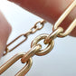 Antique 15ct gold trombone bracelet