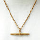 Victorian 15ct gold T-bar