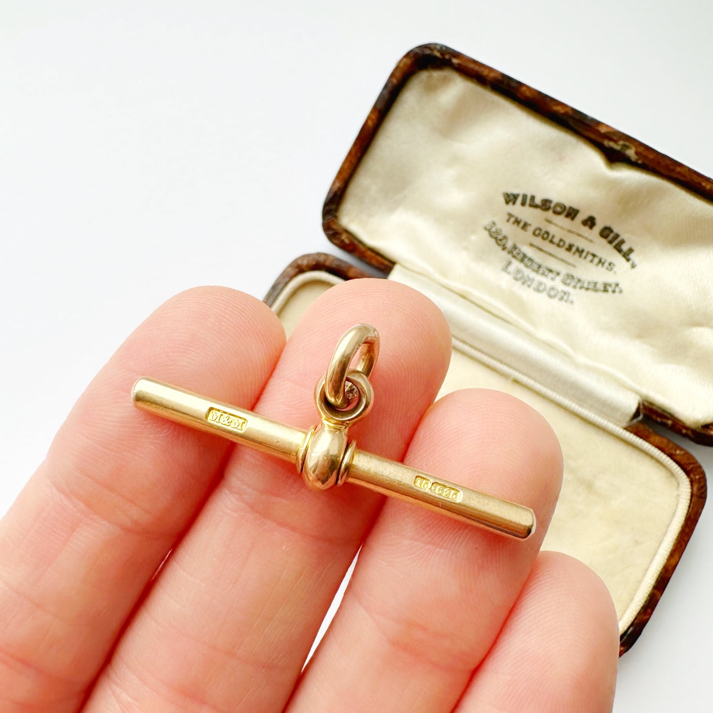 Victorian 15ct gold T-bar