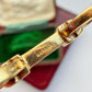 Vintage Hermes 18ct gold stirrup cufflink extender