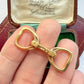 Vintage Hermes 18ct gold stirrup cufflink extender