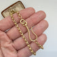 Victorian 15ct gold shepherds hook